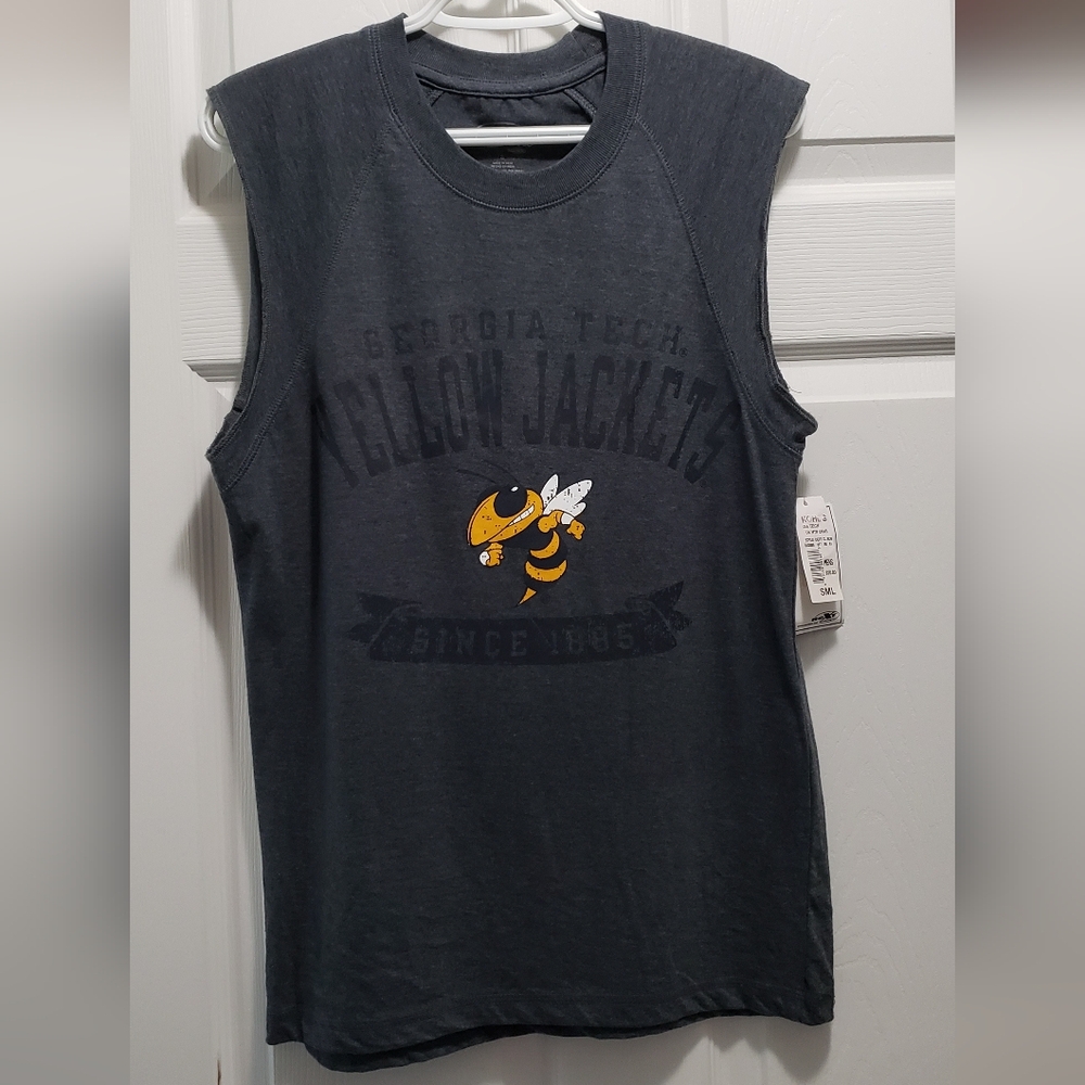 Men's Georgia Tech Yellow Jackets Sleeveless Tank-Top
